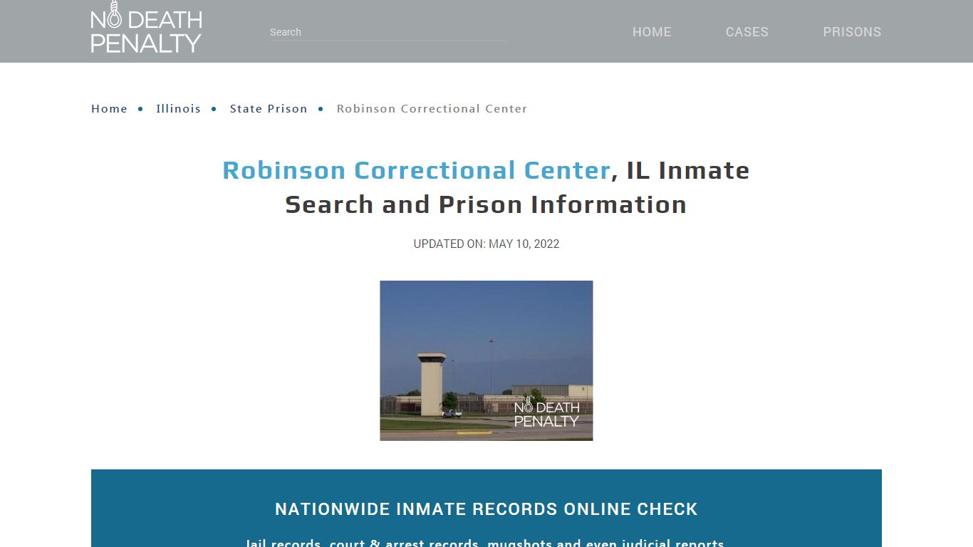 Robinson Correctional Center, IL Inmate Search, Visitation ...